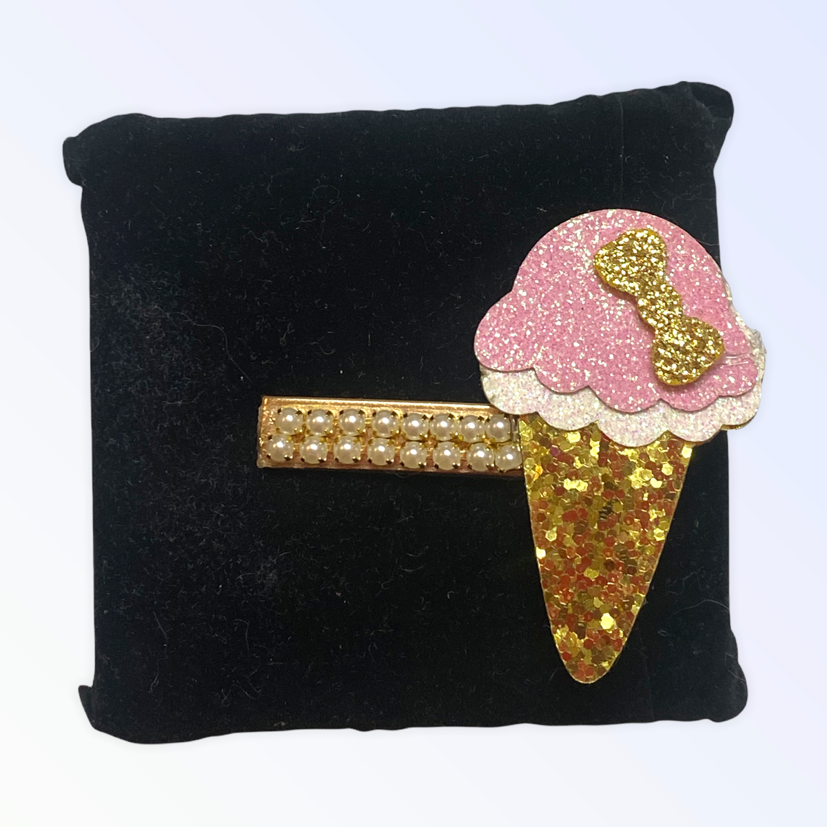 My Little Ice Cream Cone Dog Hair Barrettes