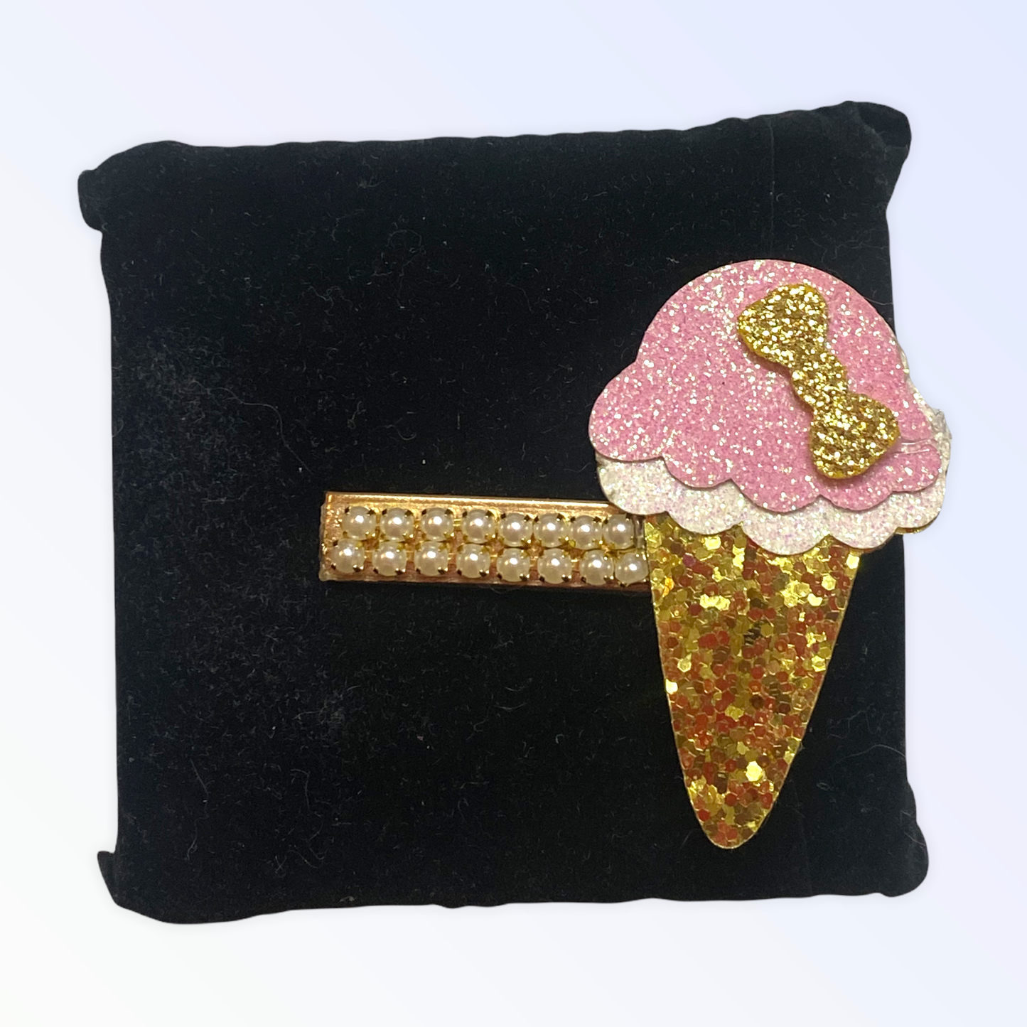 My Little Ice Cream Cone Dog Hair Barrettes