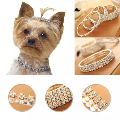 My Mini Bling Rhinestone Dog Collar