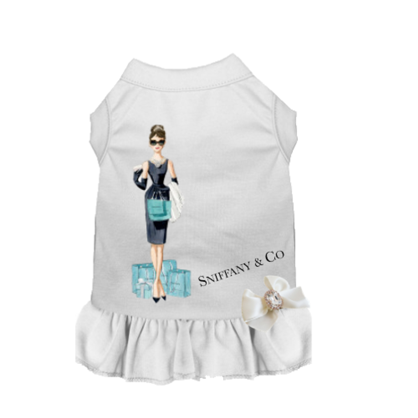 My Sniffany Shopping Day Dog Dress