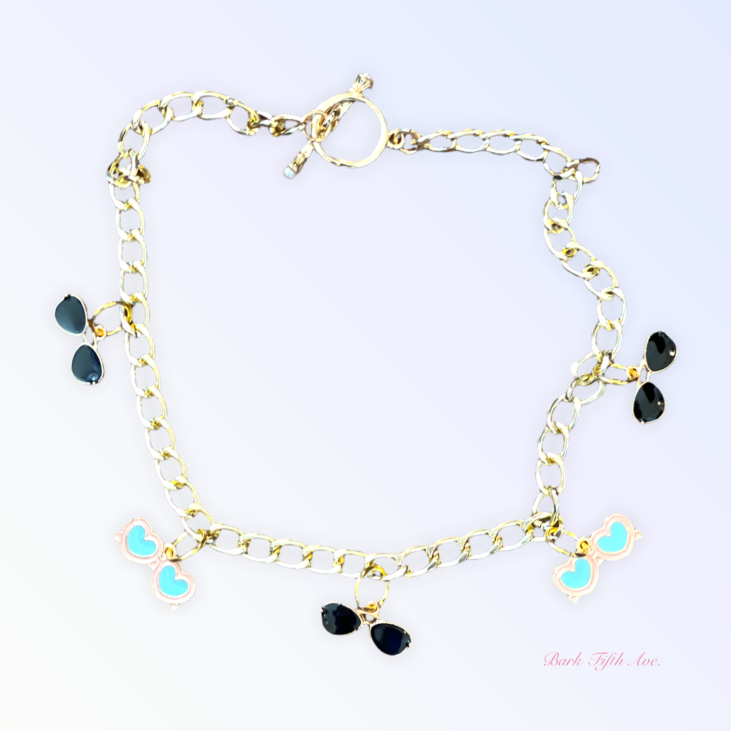My Summertime Aviator Charm Dog Necklace