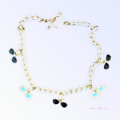 My Summertime Aviator Charm Dog Necklace