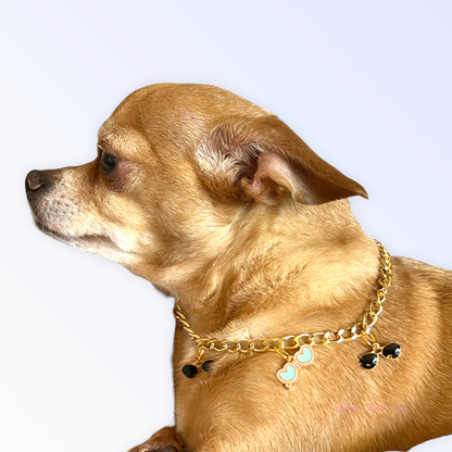 My Summertime Aviator Charm Dog Necklace