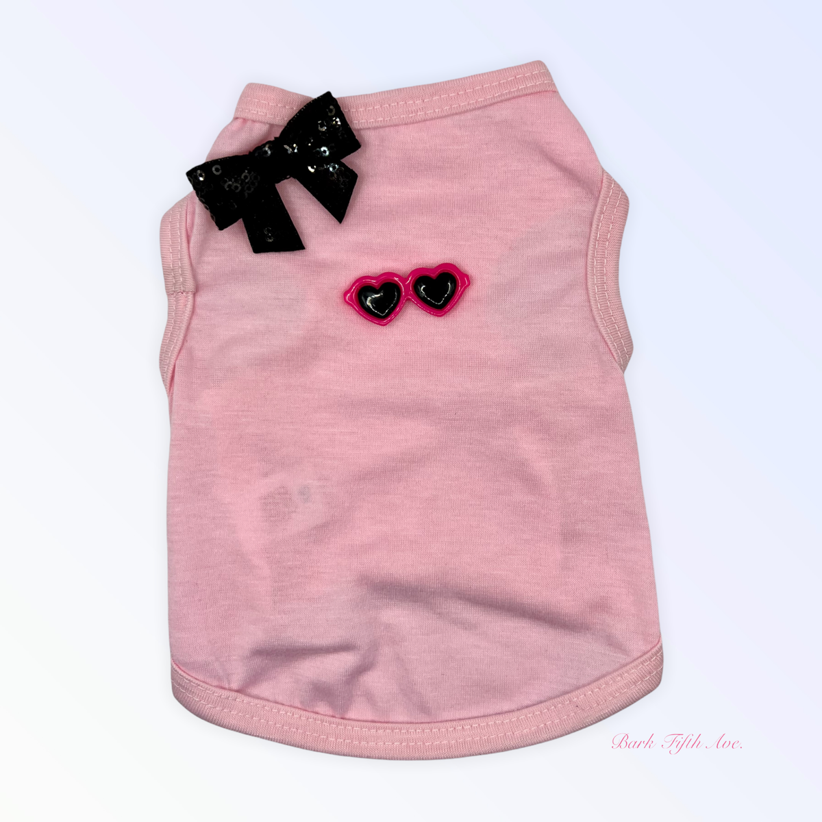 My Summertime Sunglasses and Bows Dog Tank