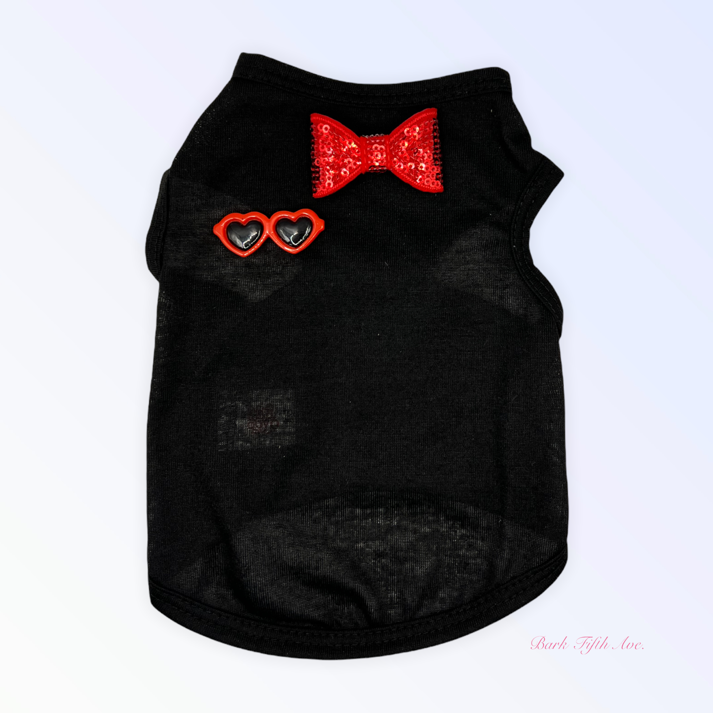 My Summertime Sunglasses and Bows Dog Tank