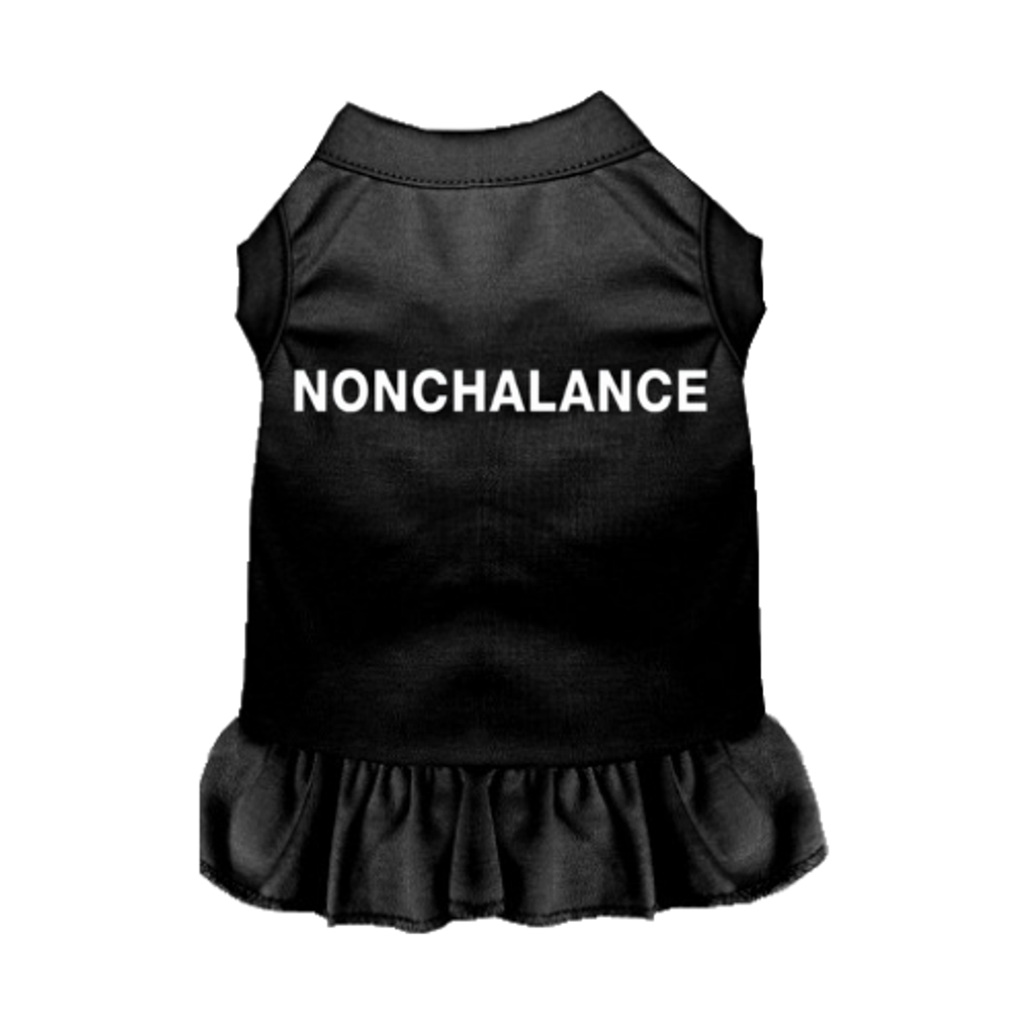 Nonchalance Dog Dress and Tee
