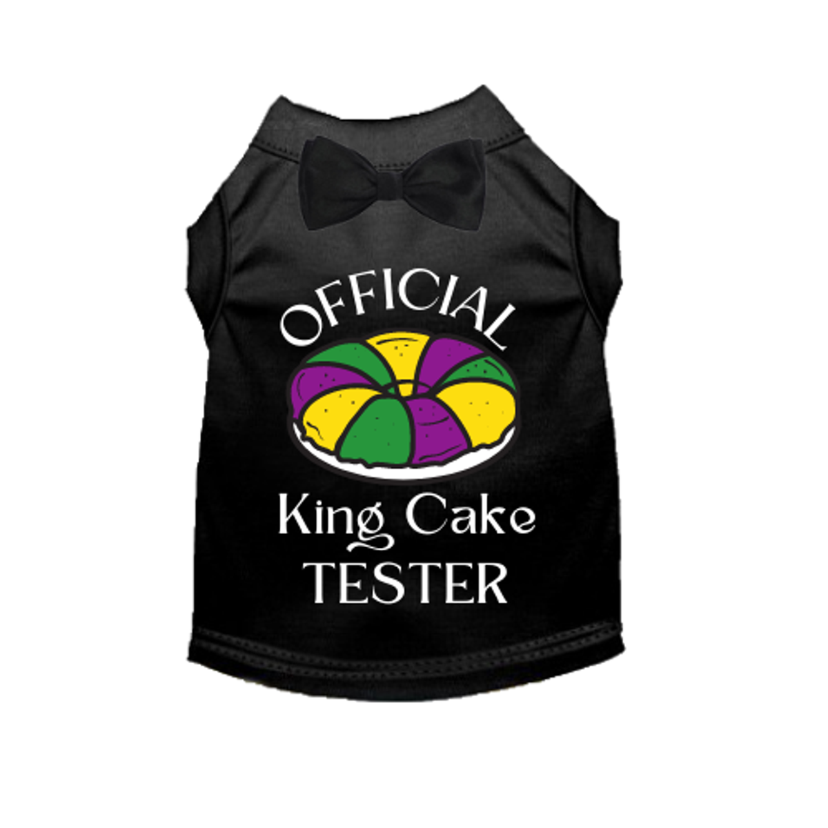Official King Cake Tester Dog Dress and Tee