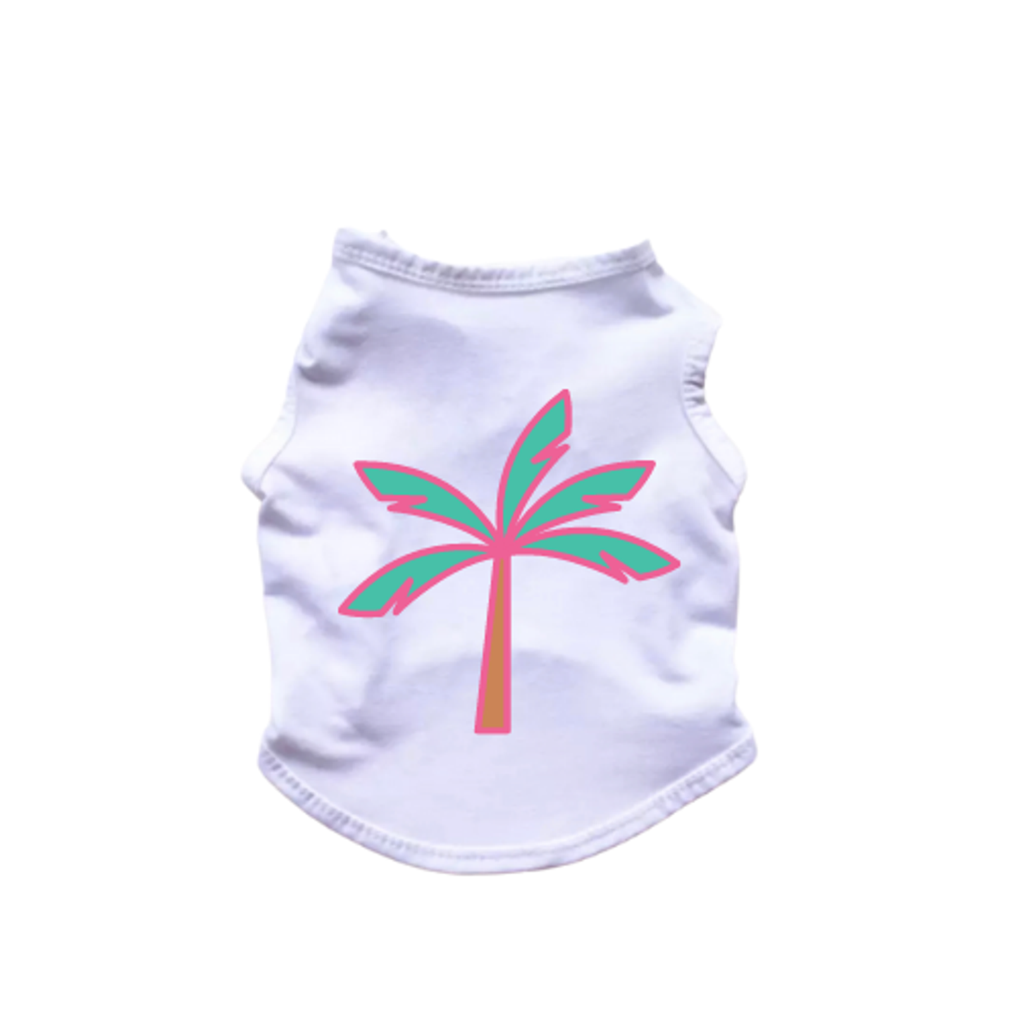 Palm Tree Dog Tank Top