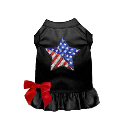 Patriotic Star Dog Dress or Tee
