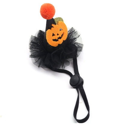 Pumpkin Witch Wizard Dog Hat