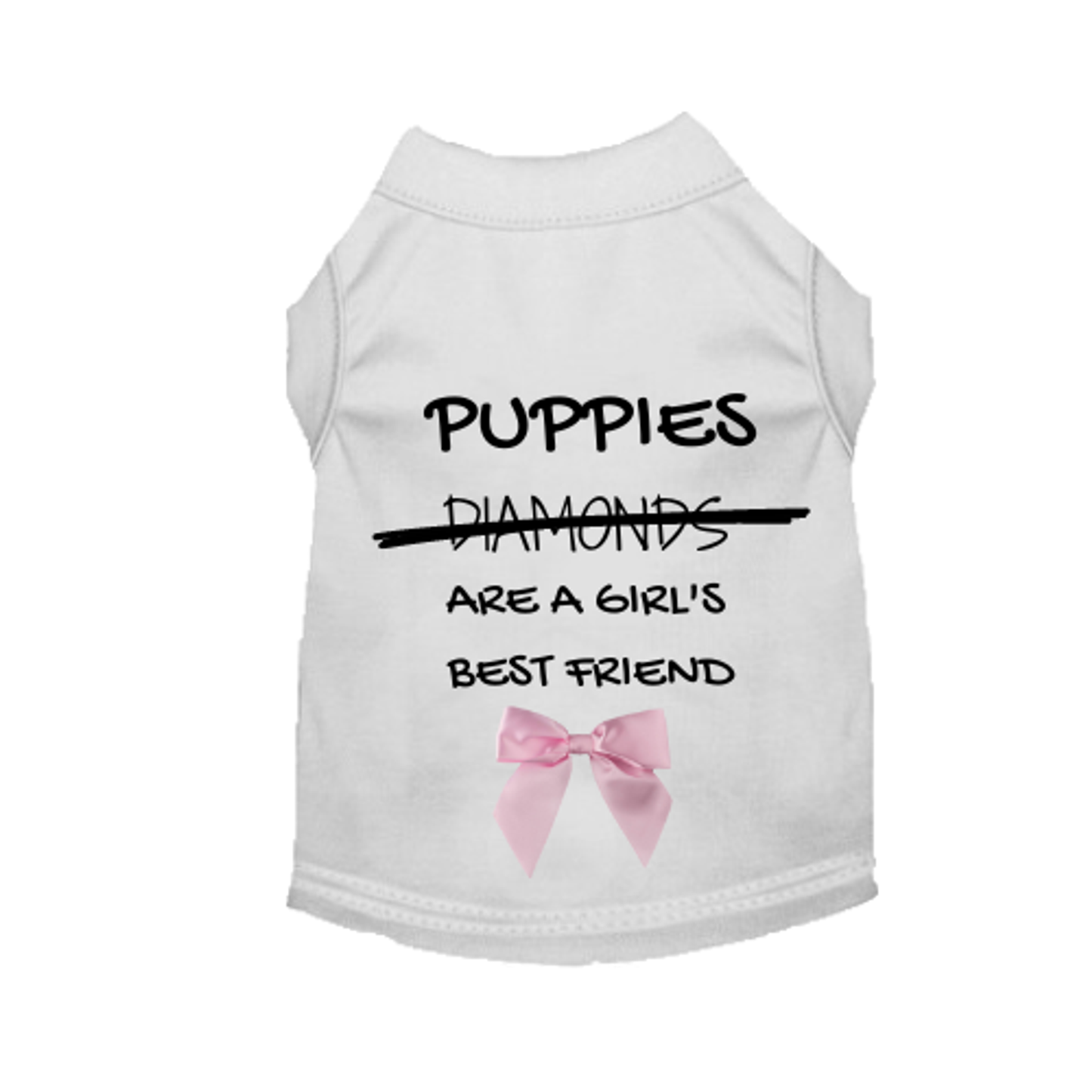 Puppies Are A Girl's Best Friend Dog Dress and Shirt