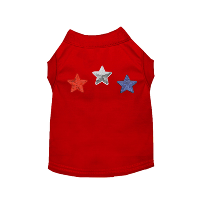 Red, White and Blue Stars Dog Tee and Dress