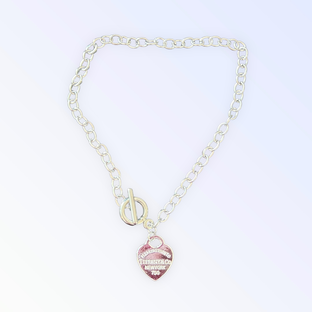 Return to Sniffany Heart Charm Dog Necklace