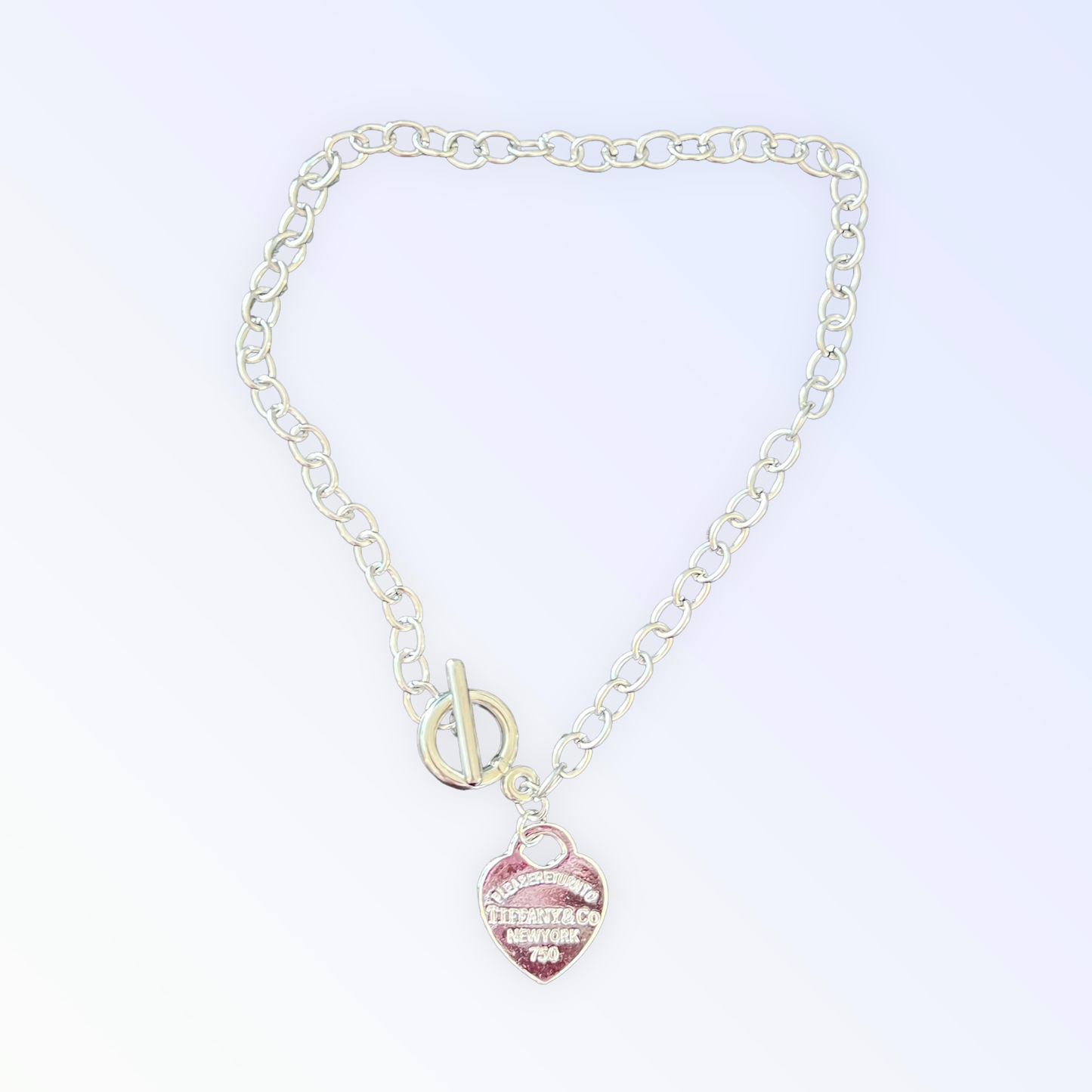 Return to Sniffany Heart Charm Dog Necklace