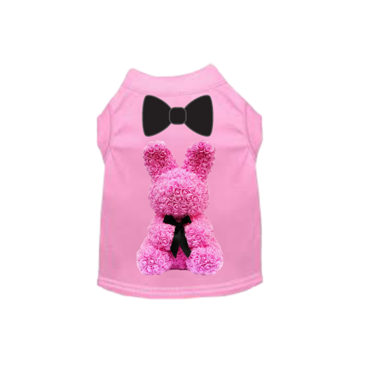 Rose Bunny Loves Me Dog Tee and Dress