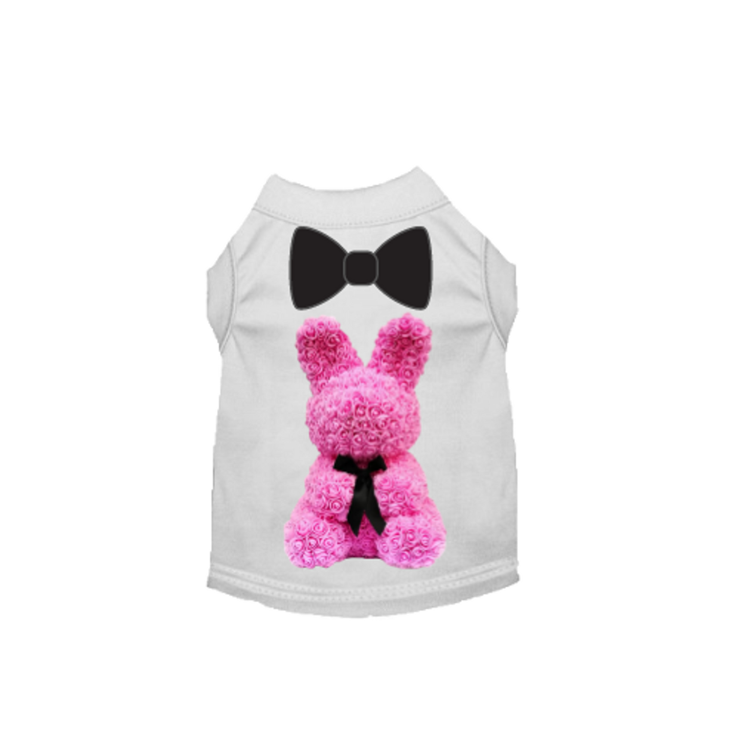 Rose Bunny Loves Me Dog Tee and Dress