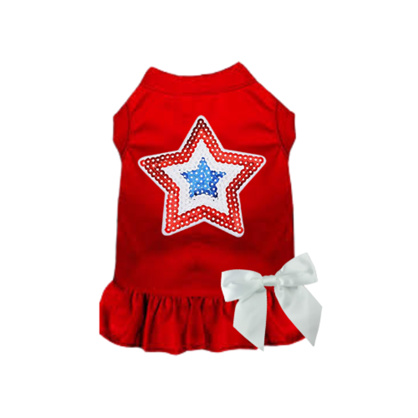 Sequin Star Dog Dress and Tee