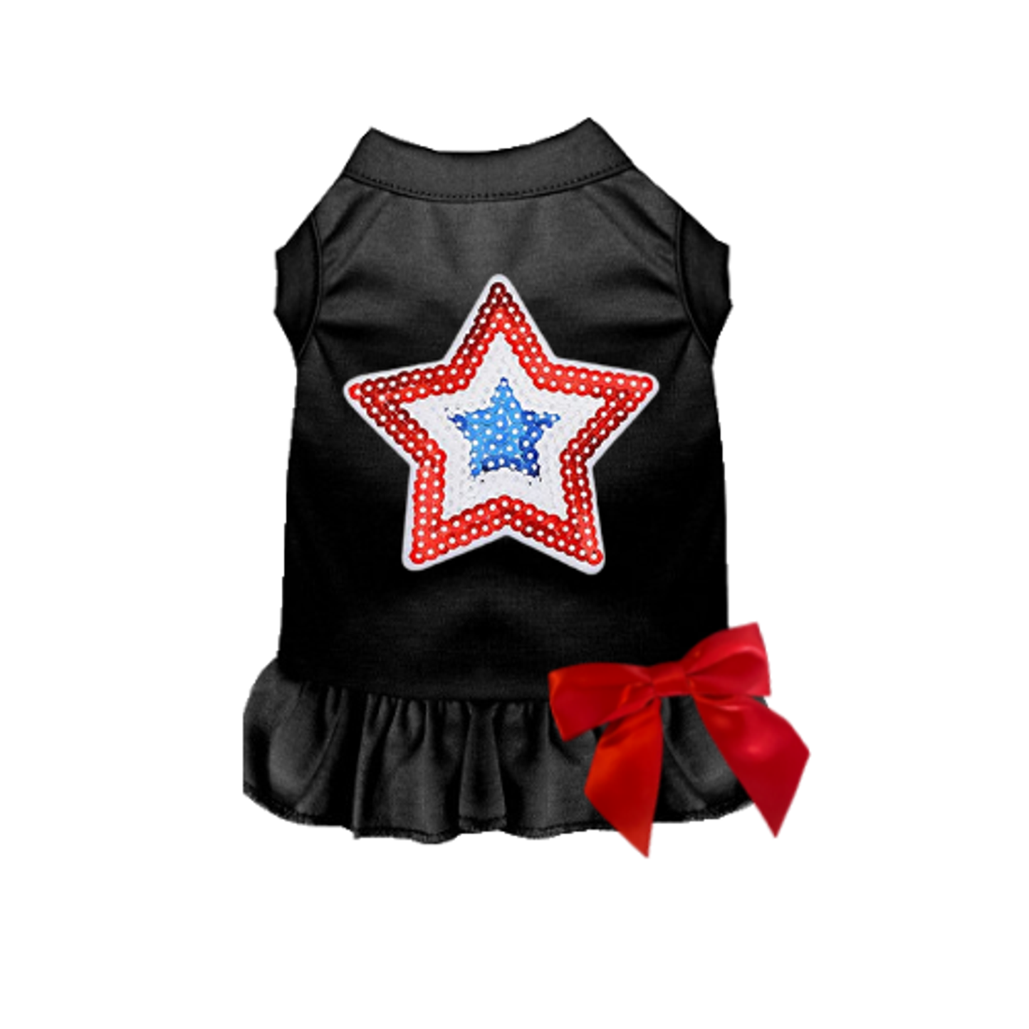 Sequin Star Dog Dress and Tee