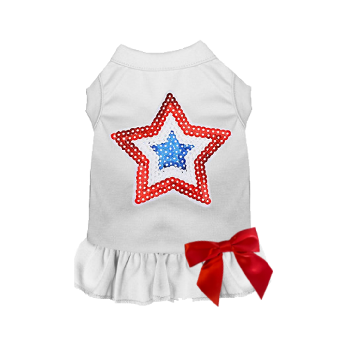 Sequin Star Dog Dress and Tee