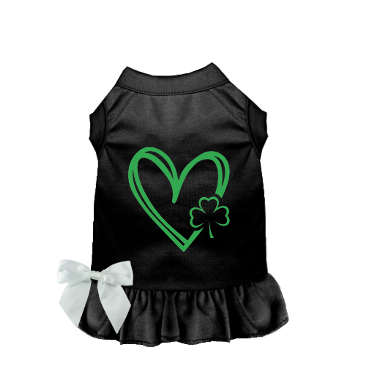Shamrocks and Hearts Dog Dress and Shirt