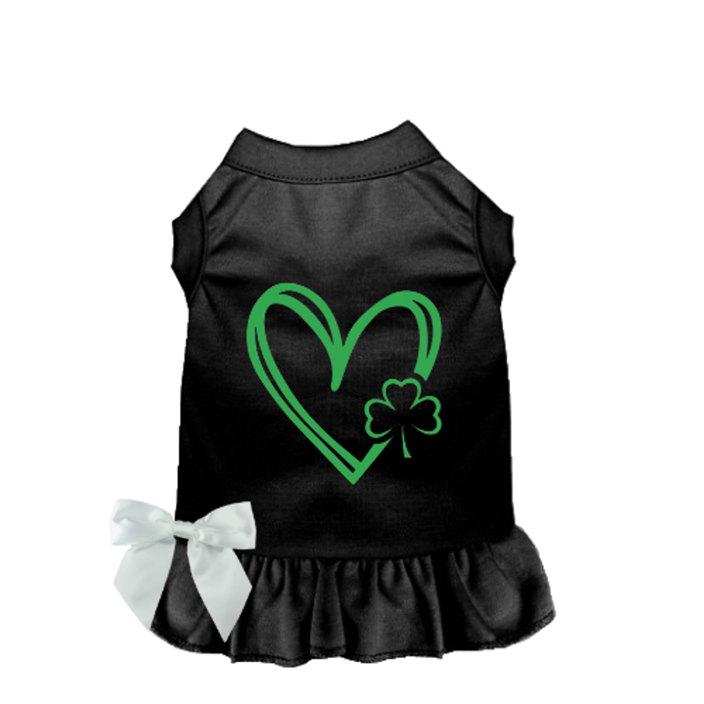 Shamrocks and Hearts Dog Dress and Shirt