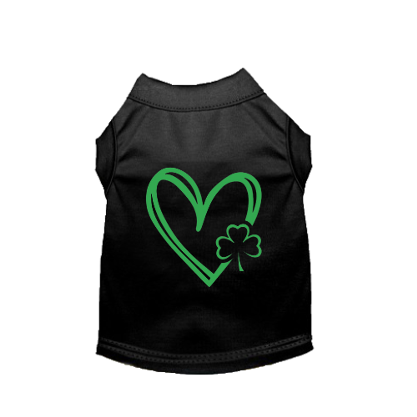 Shamrocks and Hearts Dog Dress and Shirt