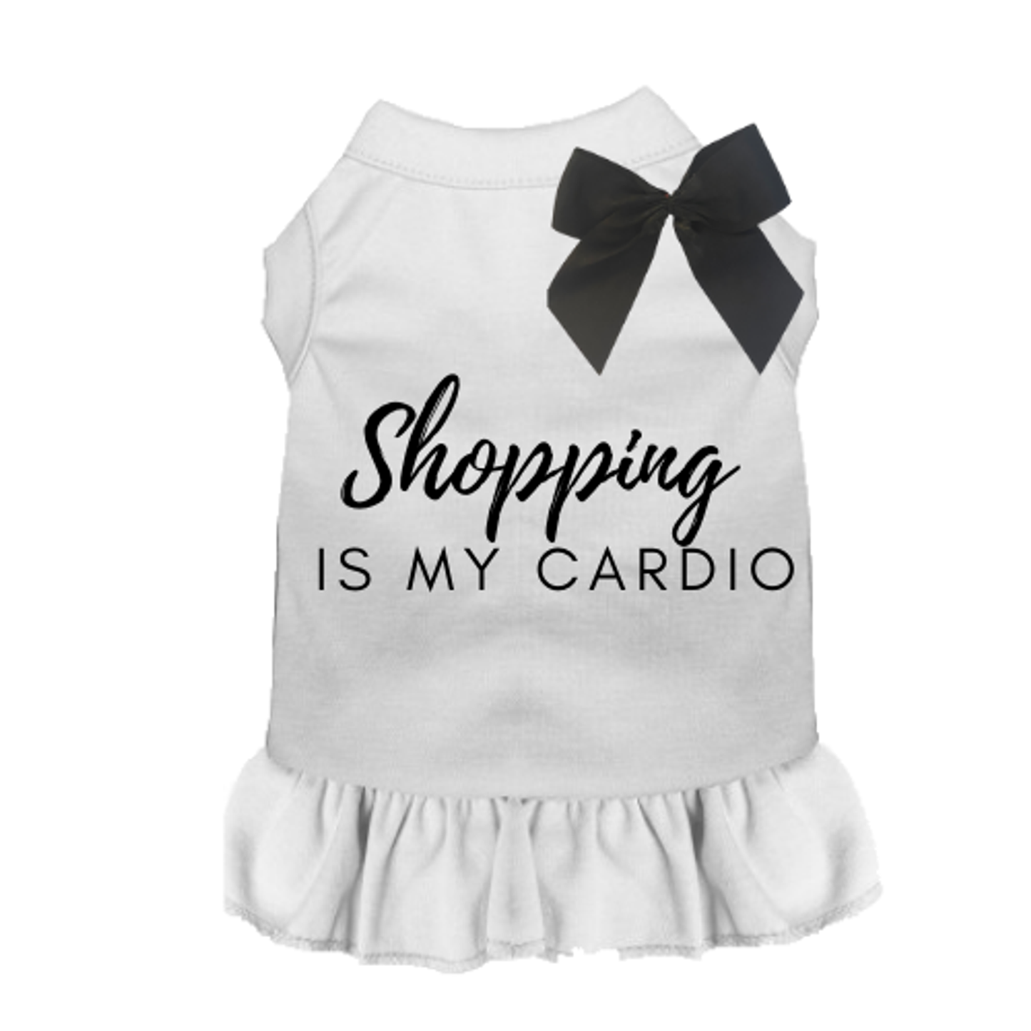 Shopping Is My Cardio Dog Tee and Dress