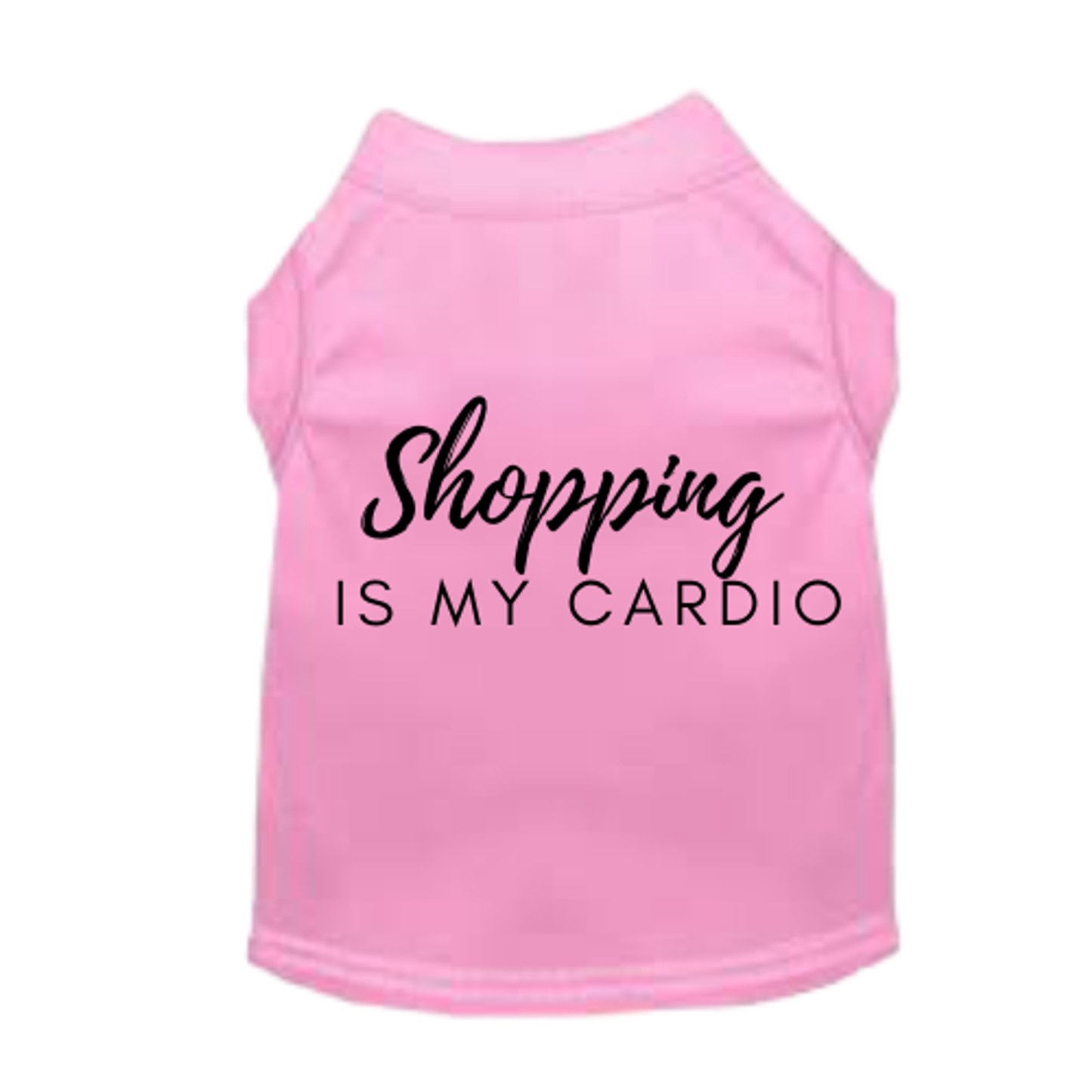 Shopping Is My Cardio Dog Tee and Dress