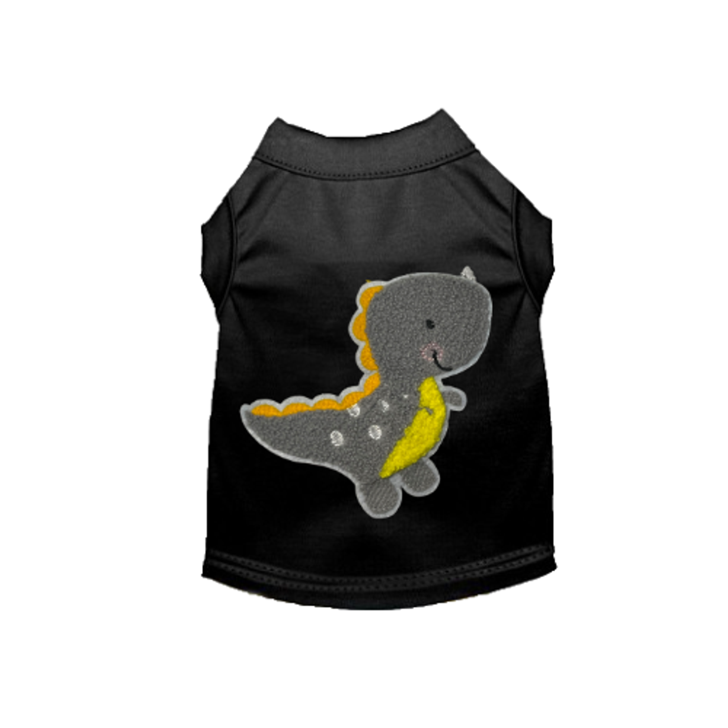 Bark Fifth Avenue Baby Dino Embroidered Dog Tee