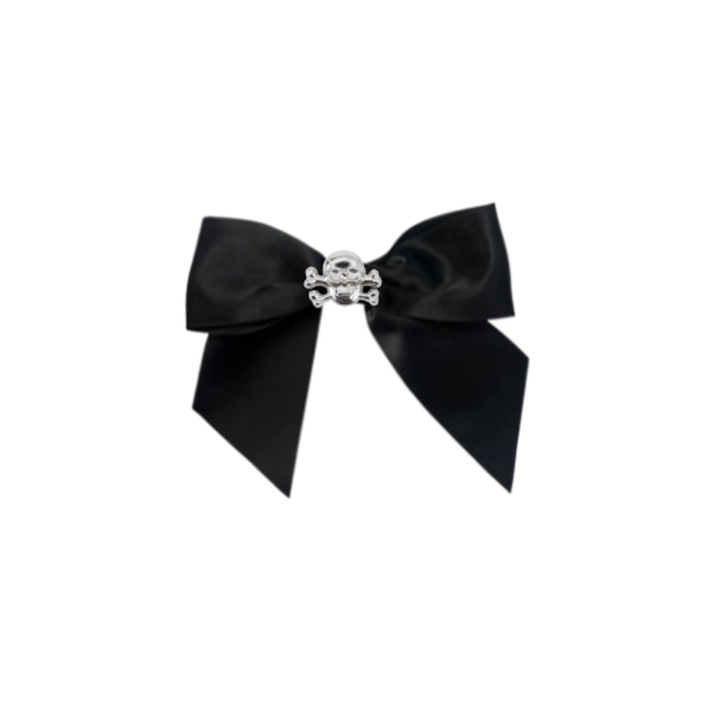 Skull Studded Dog Hair Bow