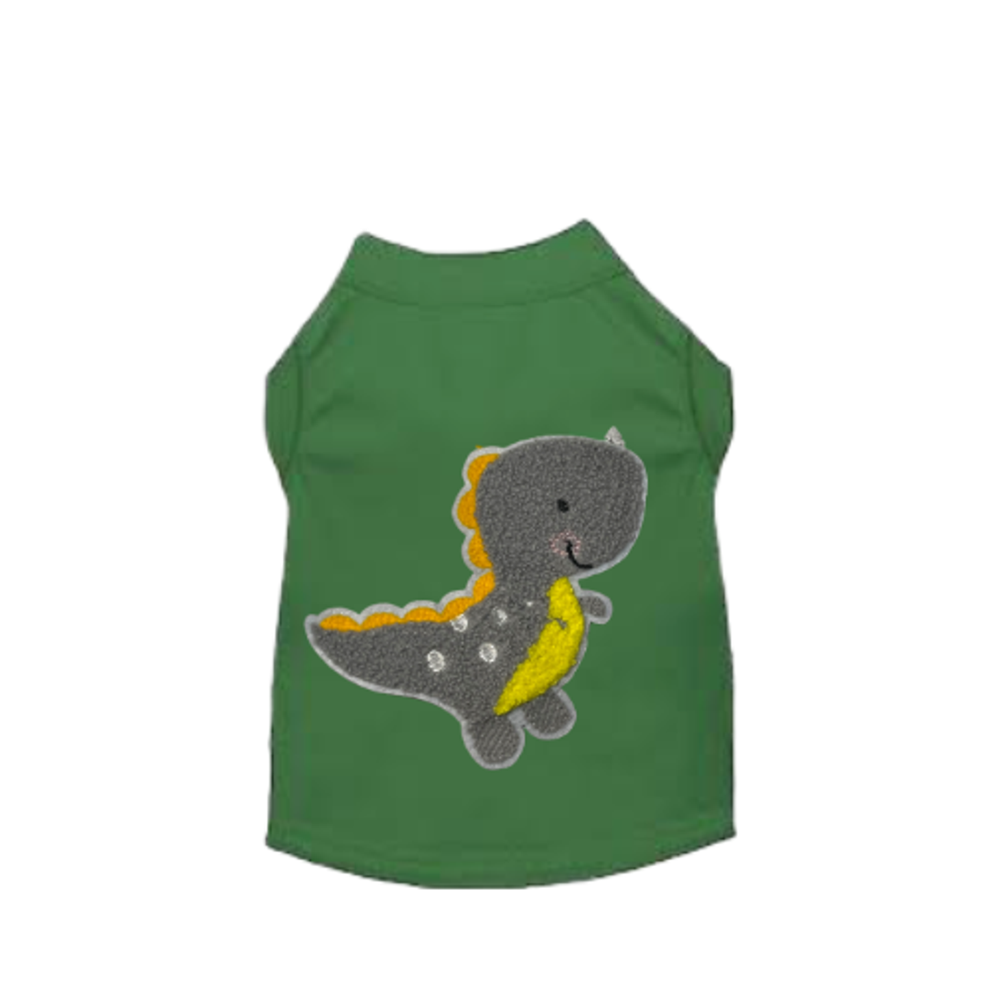 Bark Fifth Avenue Baby Dino Embroidered Dog Tee