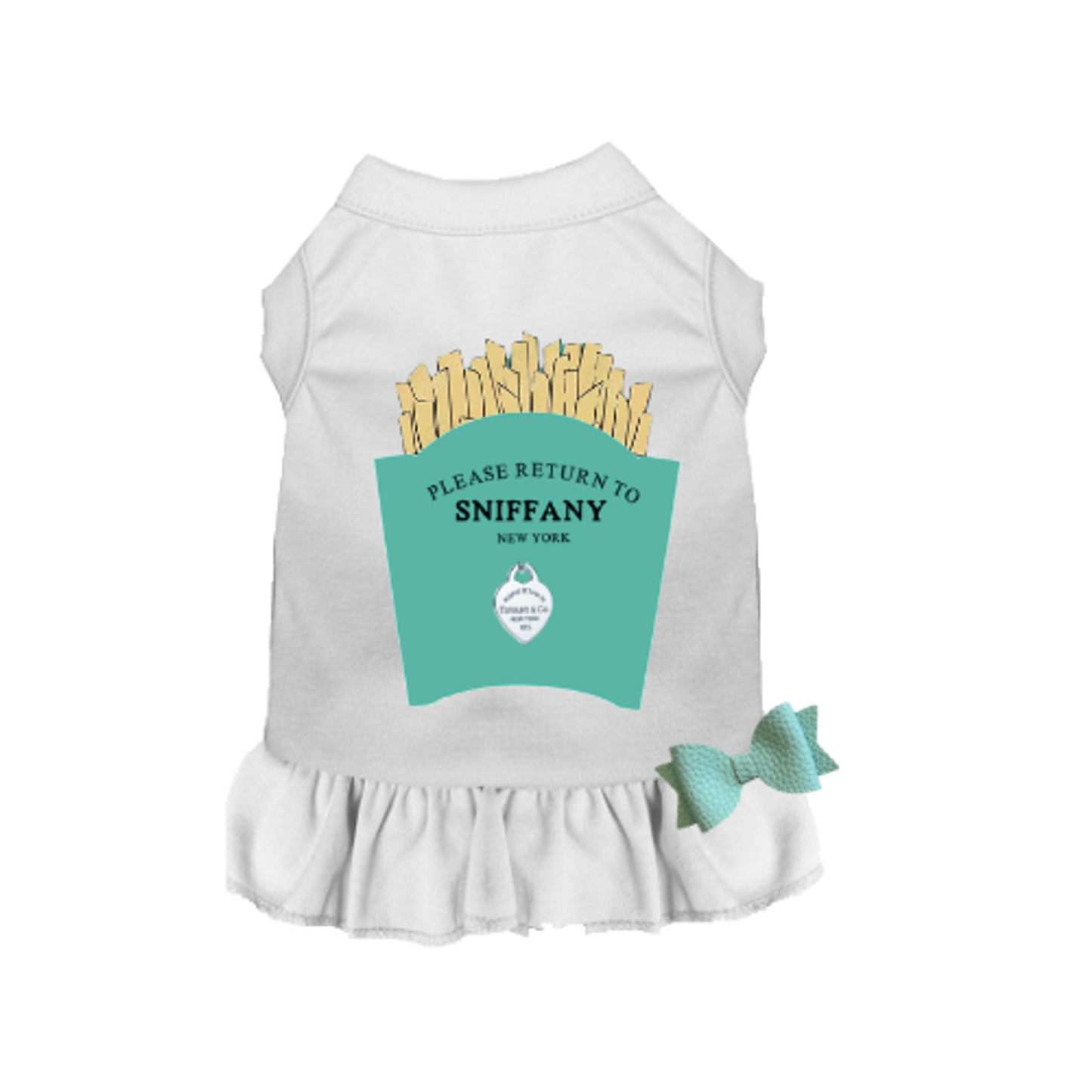 Sniffany French Fries Dog Shirt and Dress