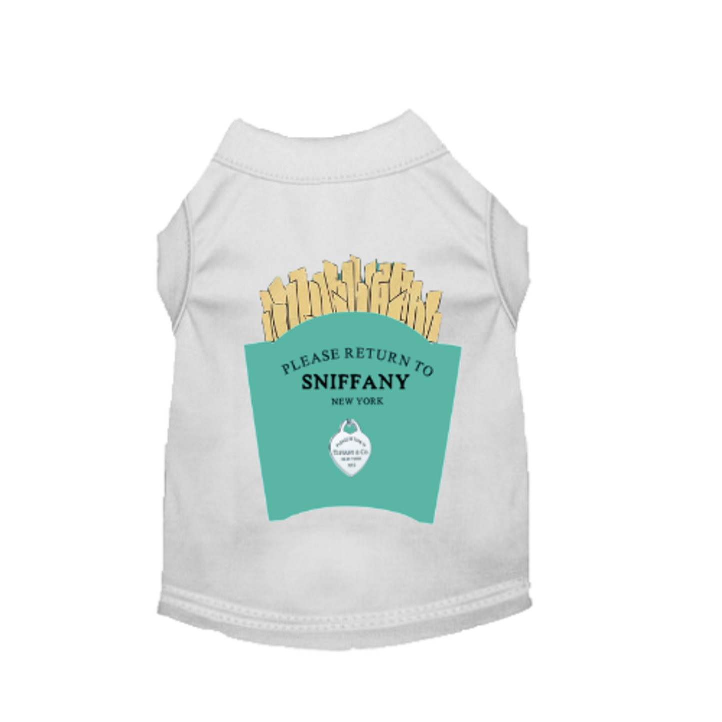Sniffany French Fries Dog Shirt and Dress
