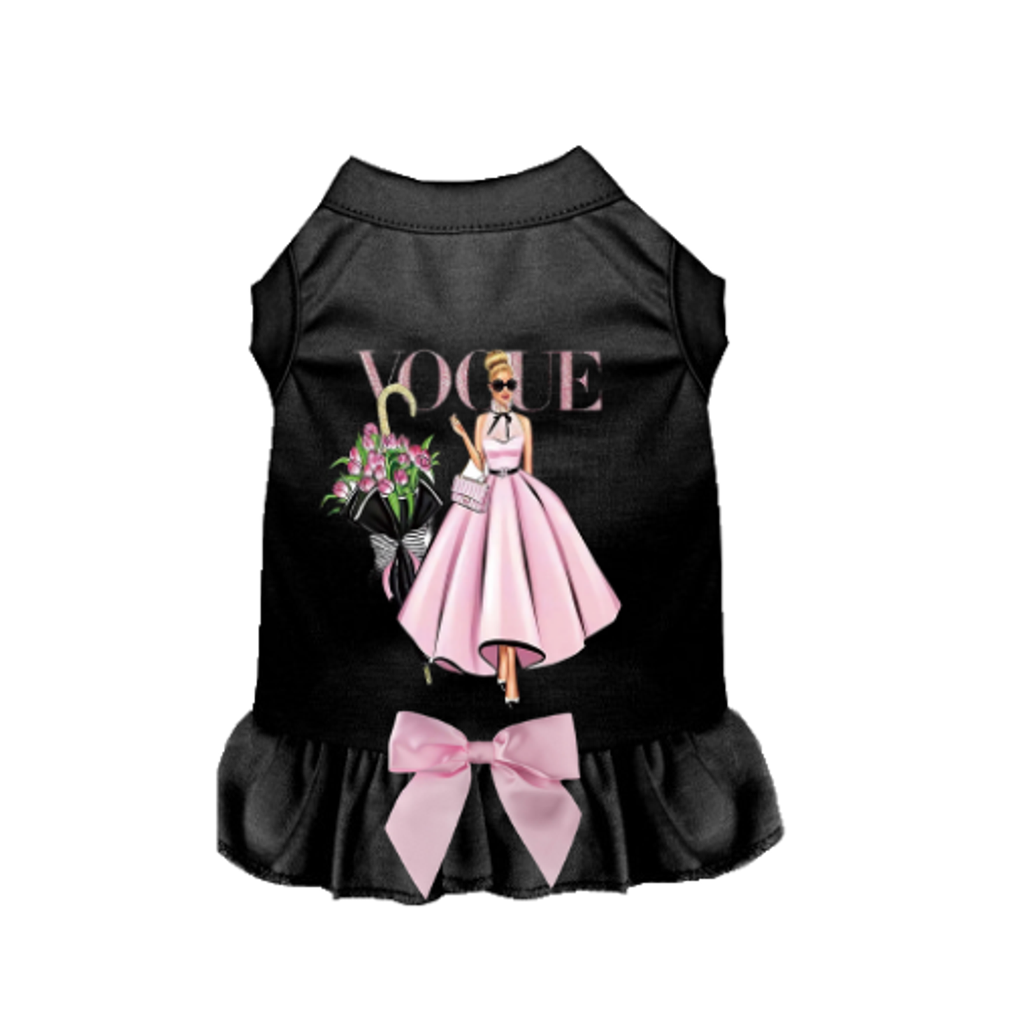 Spring Ruffled Dog Dress