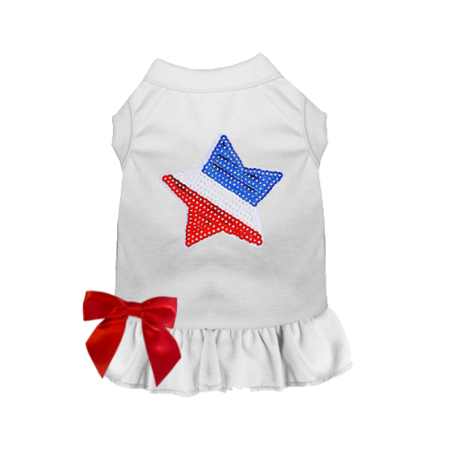 Stars, Stripes and Bows Dog Shirt and Dress