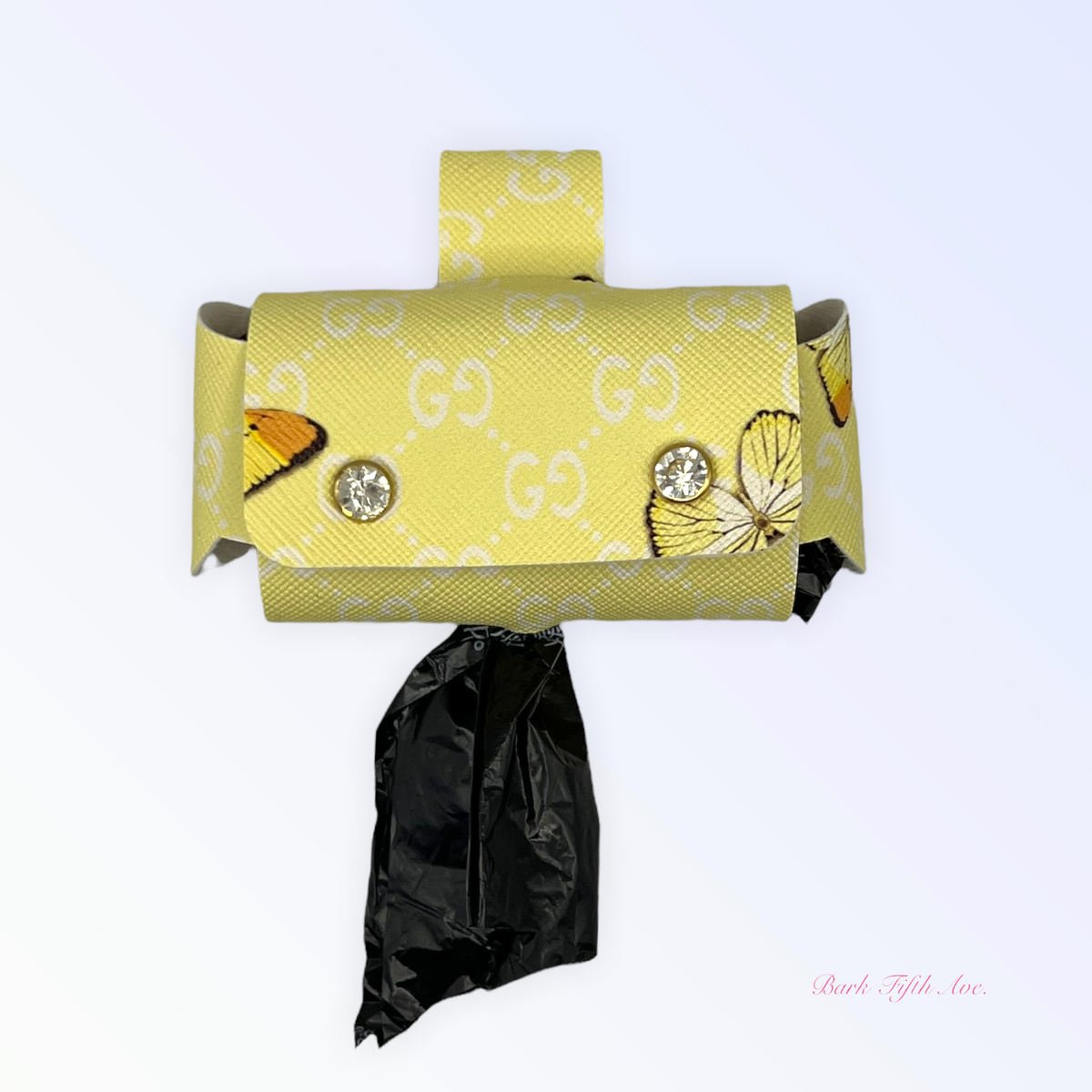 Summer Butterfly Dog Waste Bag Holder