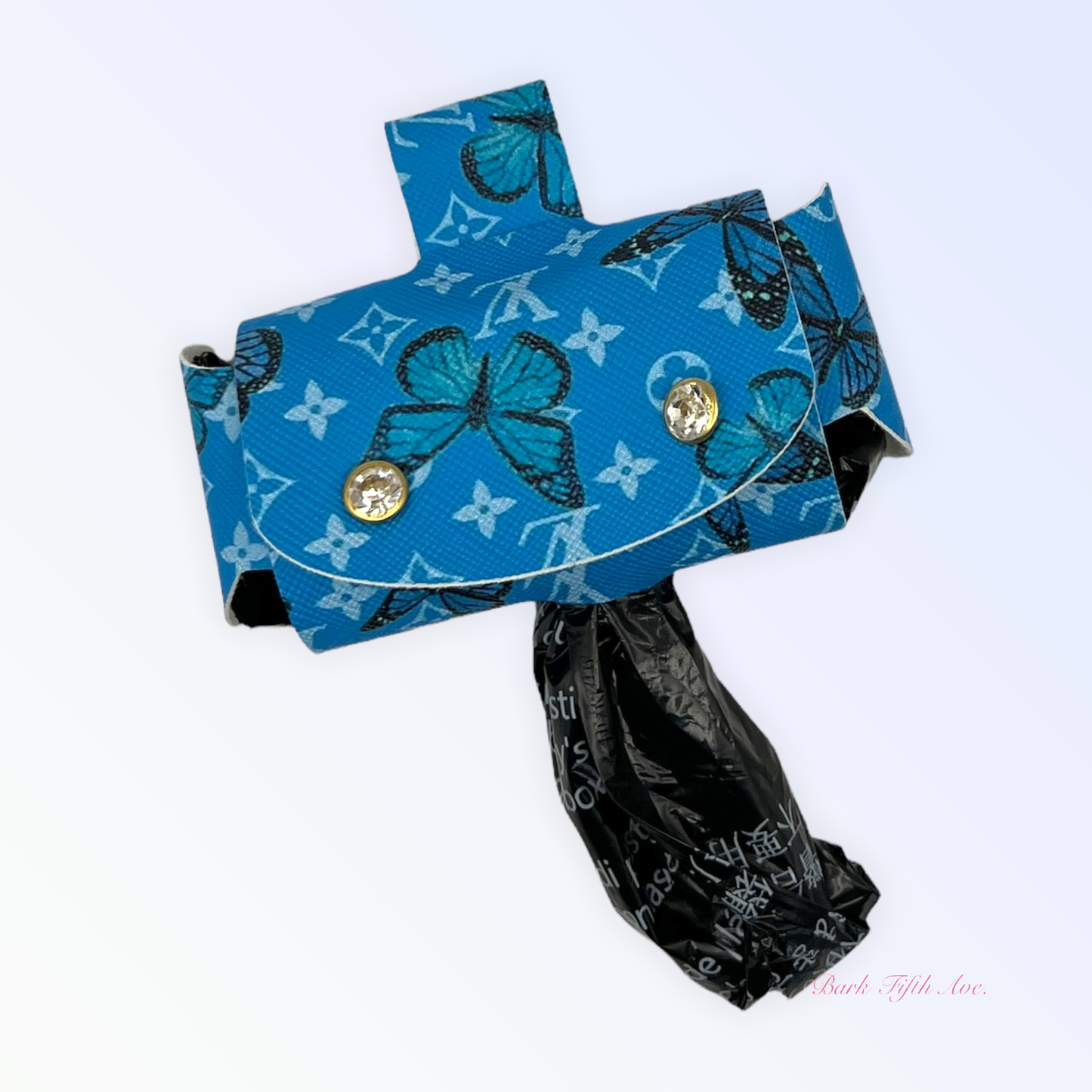 Summer Butterfly Dog Waste Bag Holder
