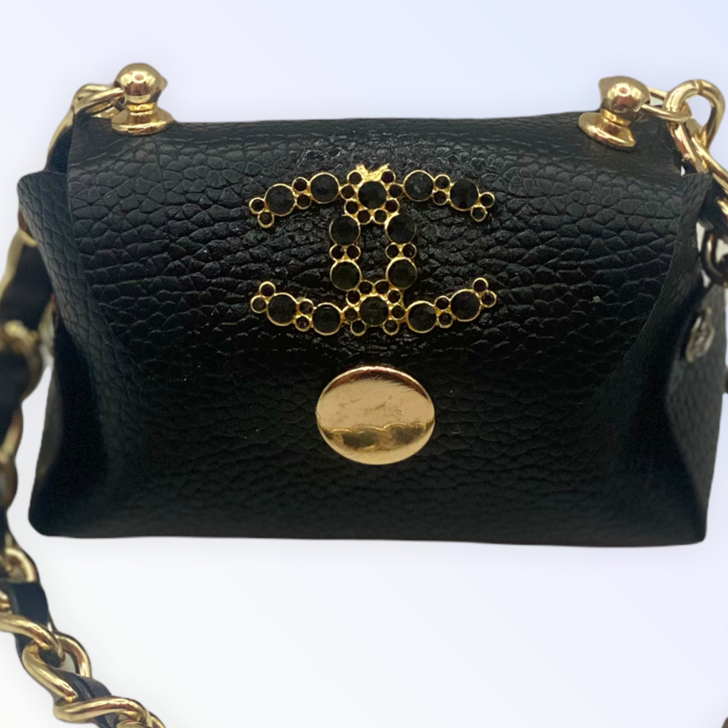 Exquisite Vegan Leather Dog Pick-Up Bag