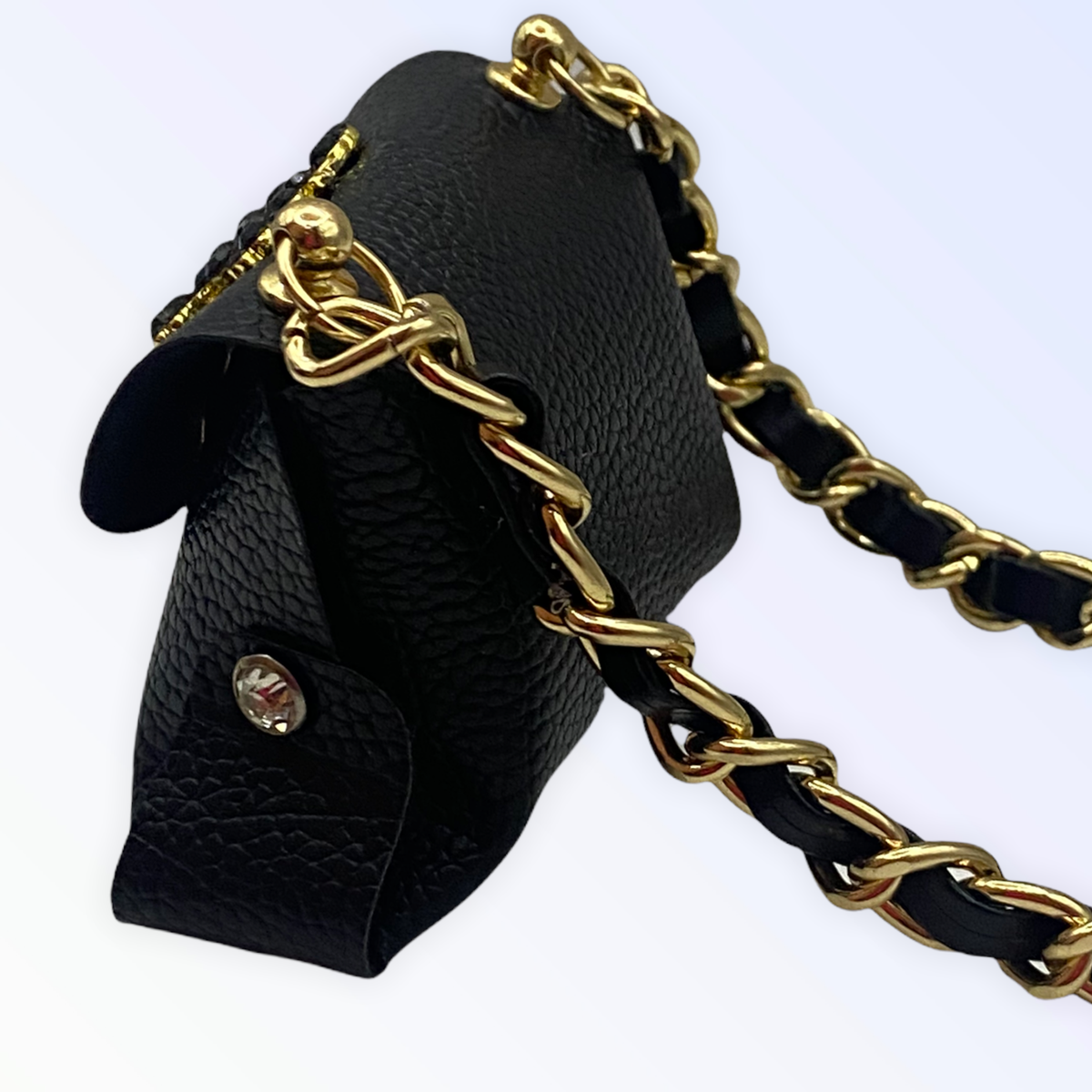 Exquisite Vegan Leather Dog Pick-Up Bag