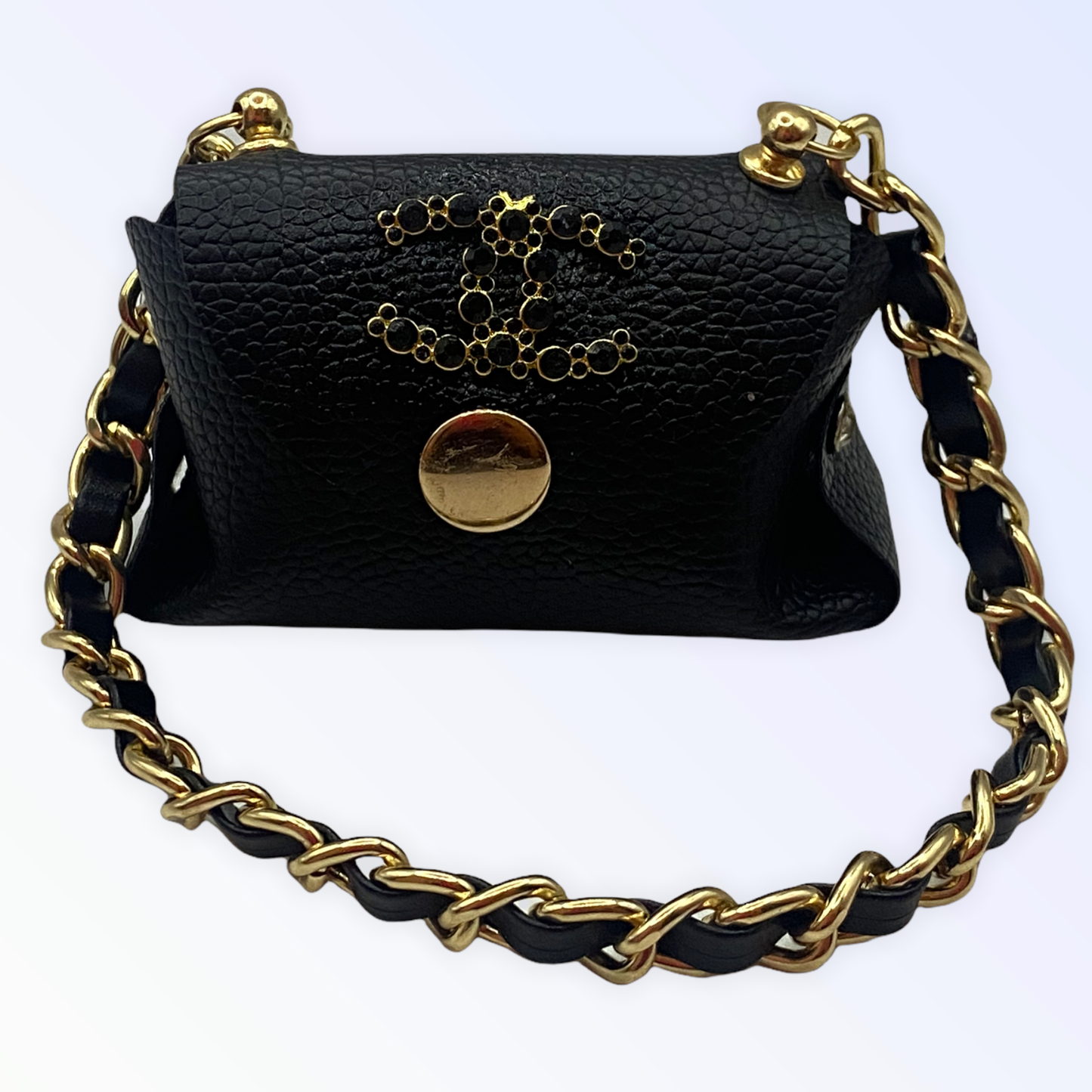 Exquisite Vegan Leather Dog Pick-Up Bag