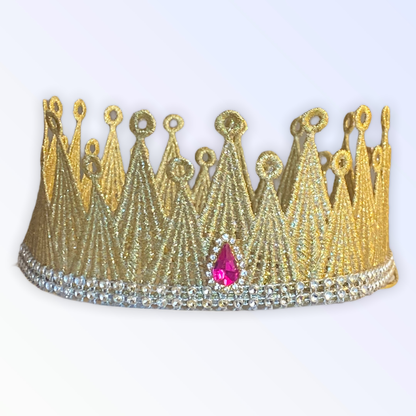 The Golden Glitz Dog Crown