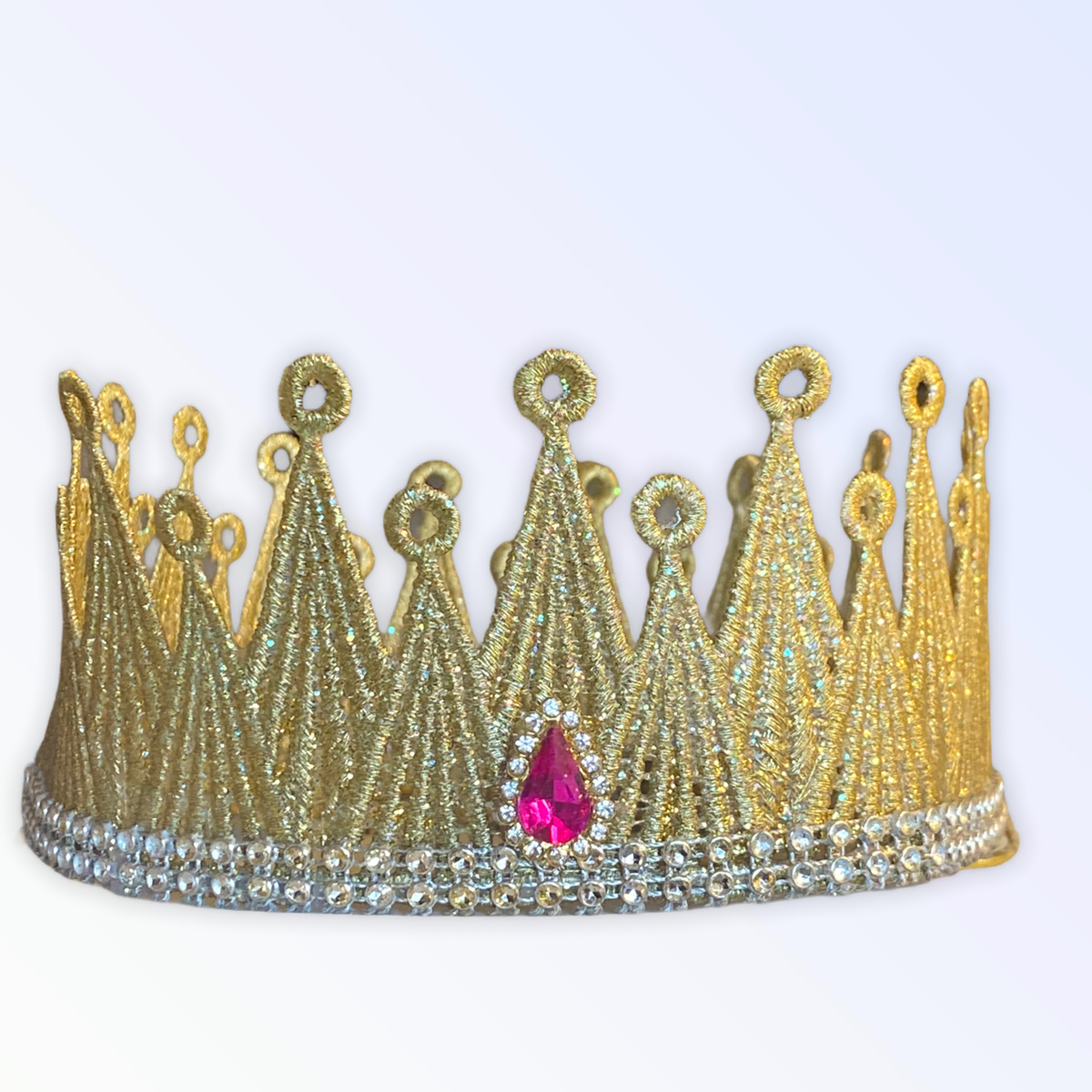 The Golden Glitz Dog Crown
