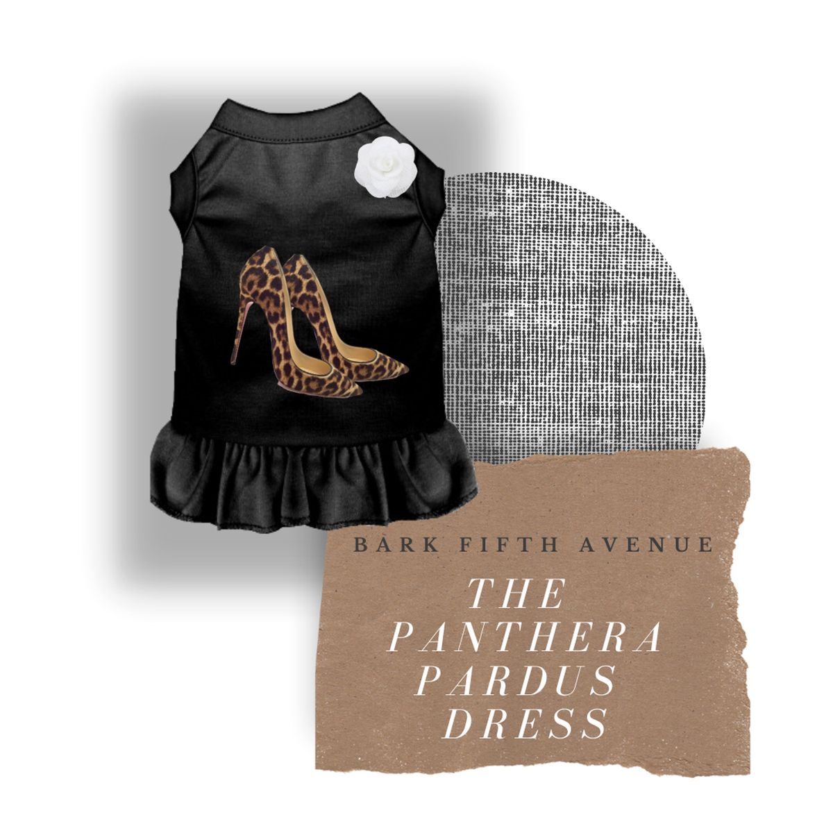 Panthera Pardus Dog Dress and Tee