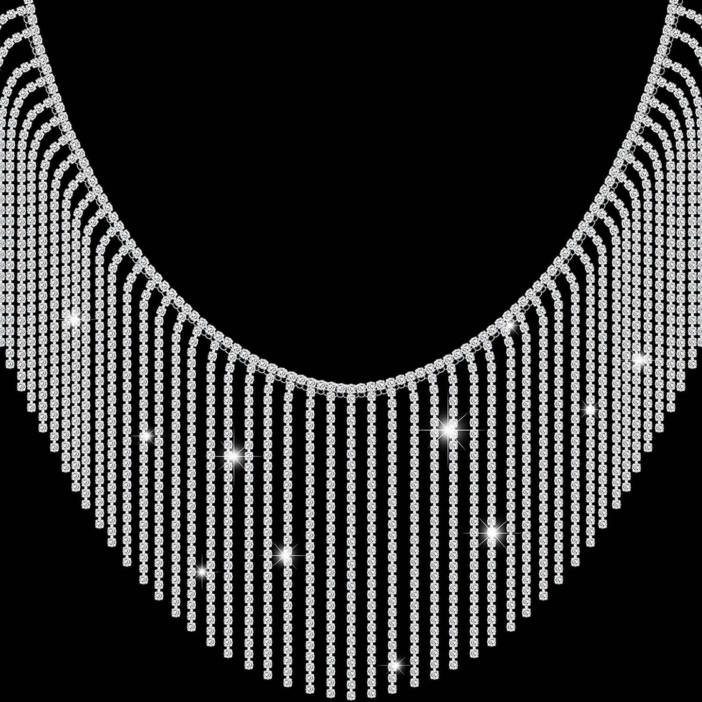 The Starlet Pearl Tassel Dog Collar