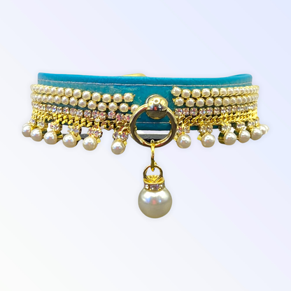 The Stella Rhinestone Dog Collar