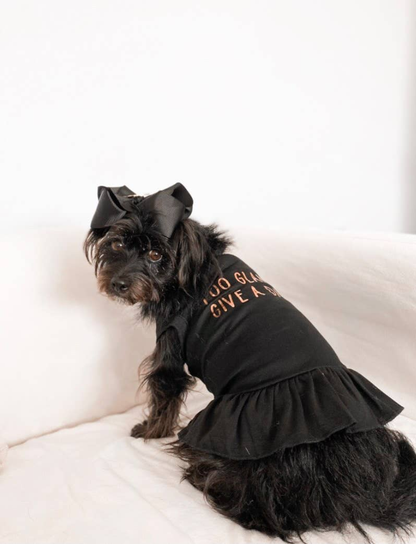 Too Glam to Give a Damn Dog Tee and Dress