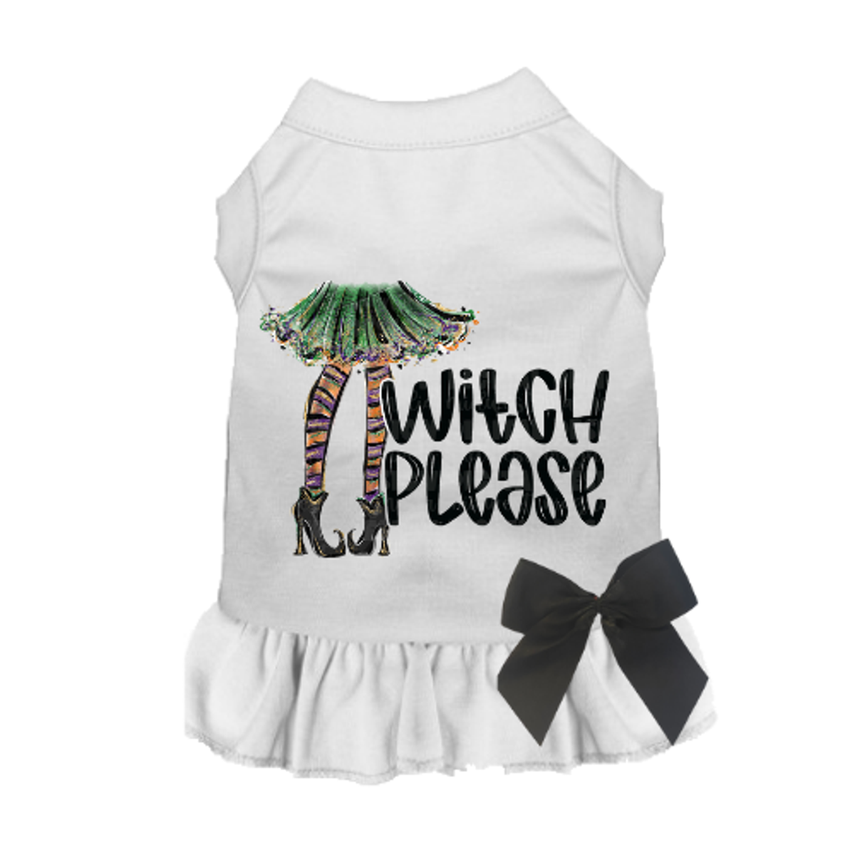 Witch Please Dog Dress and Tee