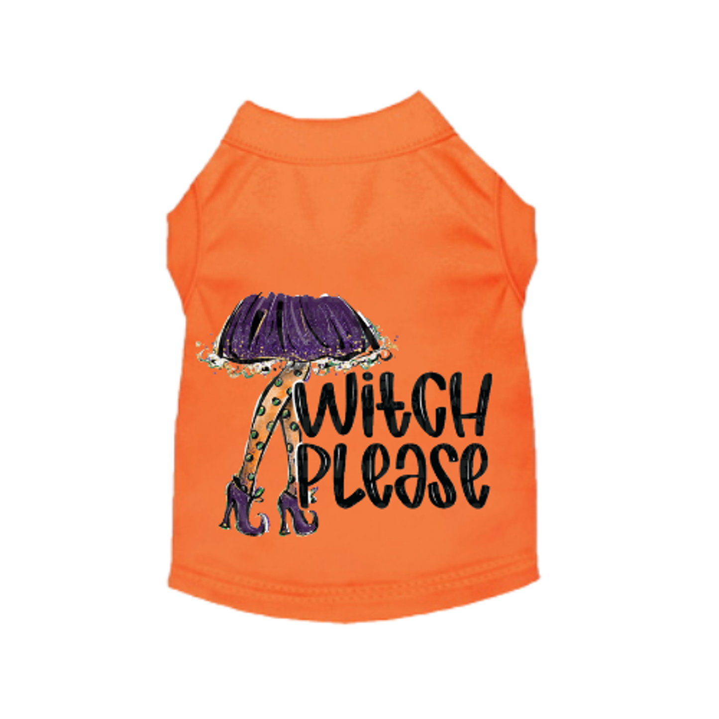 Witch Please Dog Dress and Tee