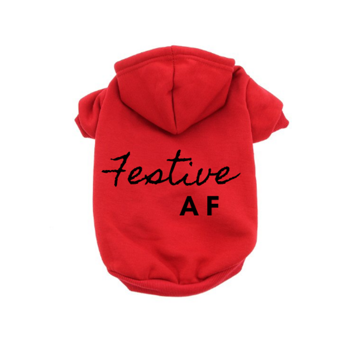Festive AF Dog Hoodie