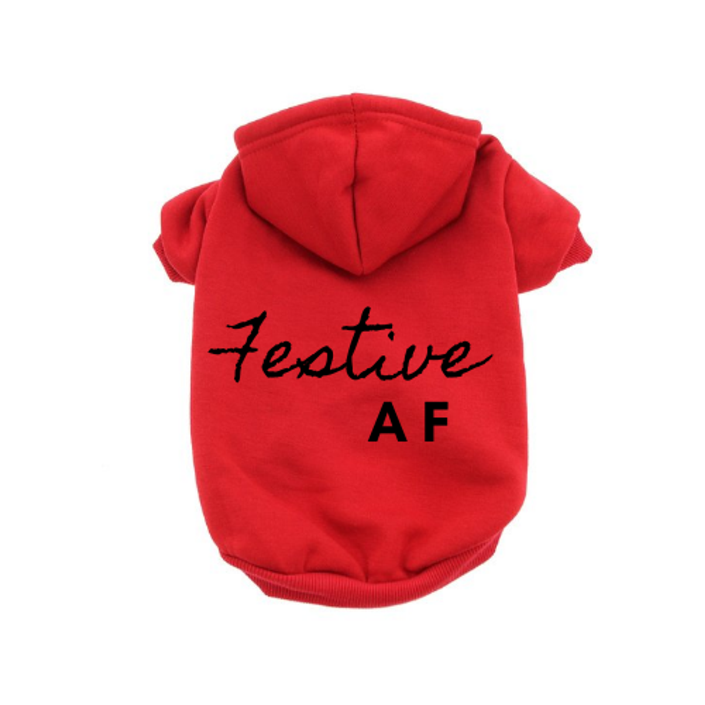 Festive AF Dog Hoodie